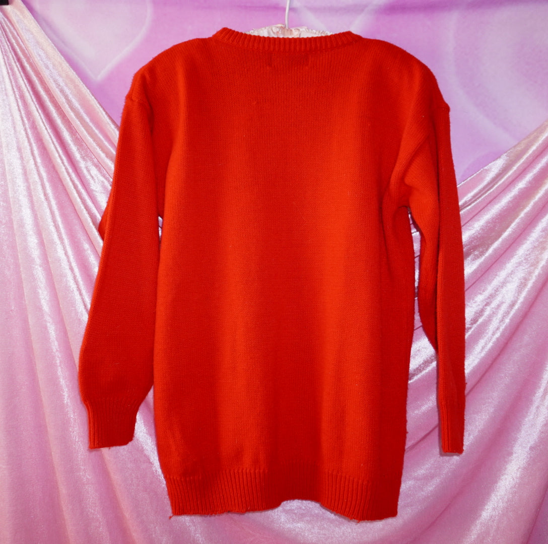 80s Glam embellished vintage sweater