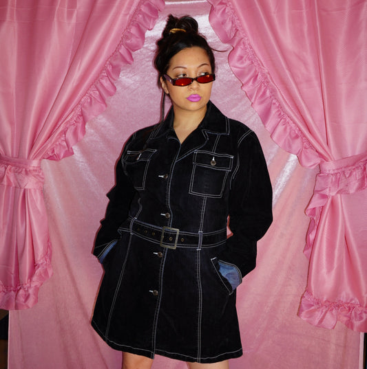 City Doll belted trench coat